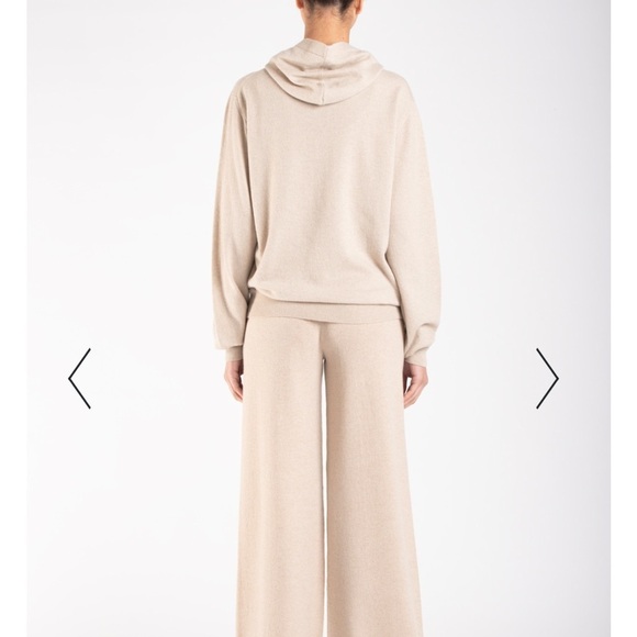 Back Label the Wellness Wear Cashmere Hoodie White S - Picture 3 of 12